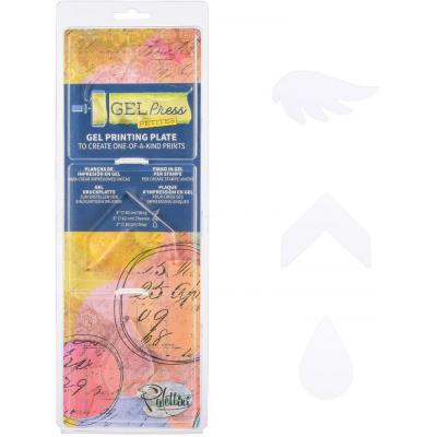 Vaessen Gel Press Gel Druckplatten Petites - Vogelflügel